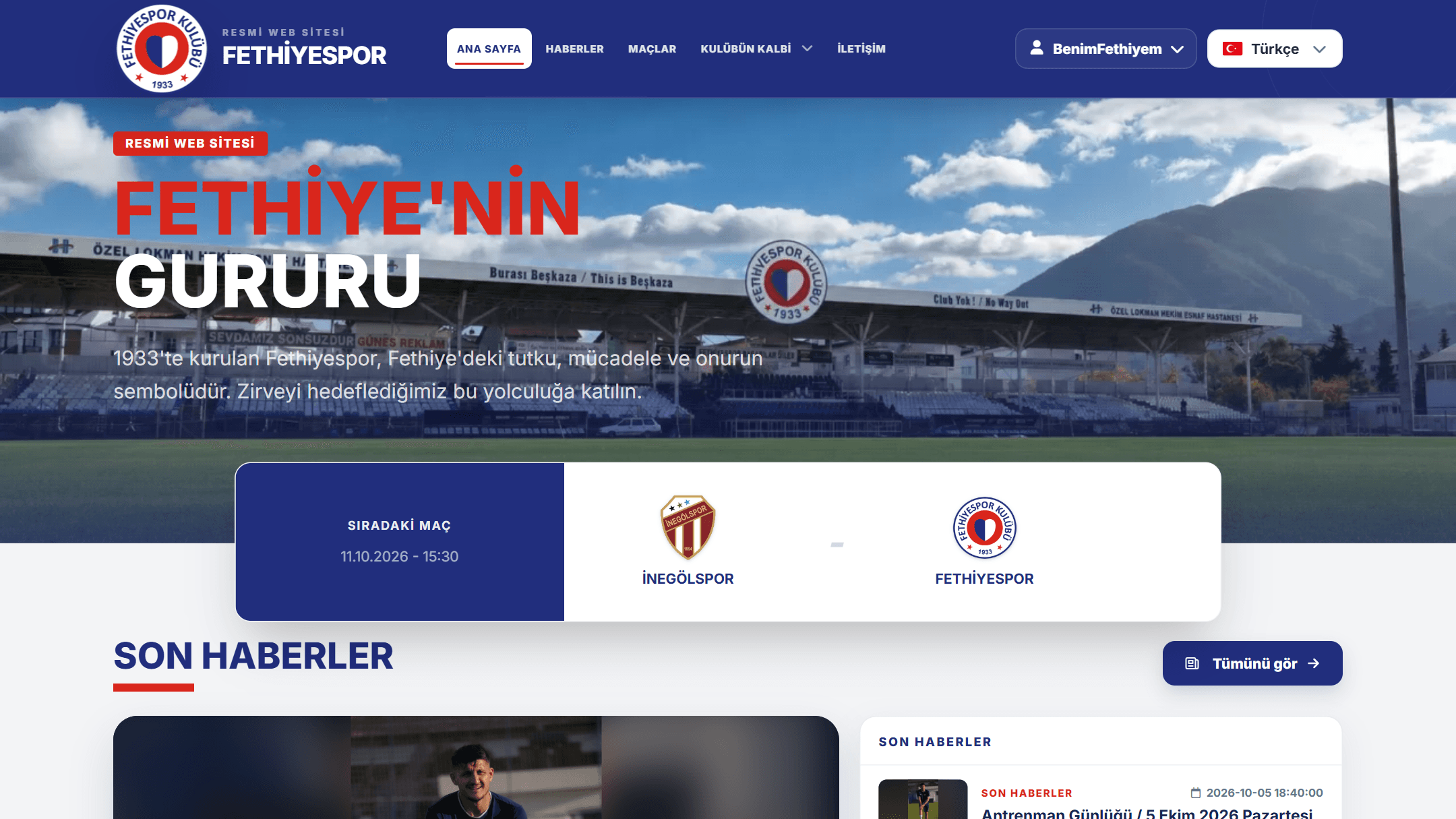 Fethiyespor Kulüp & E-Ticaret Ekosistemi