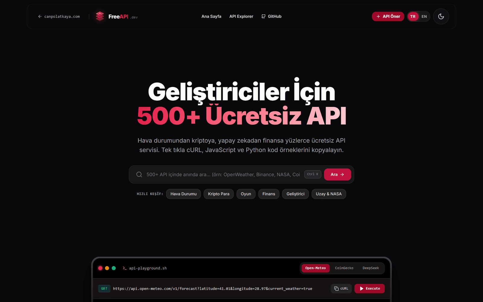 FreeAPI Directory