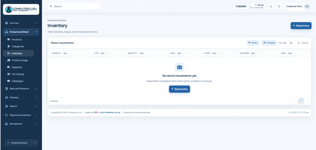01 - Inventory & Stock Movement Analytics