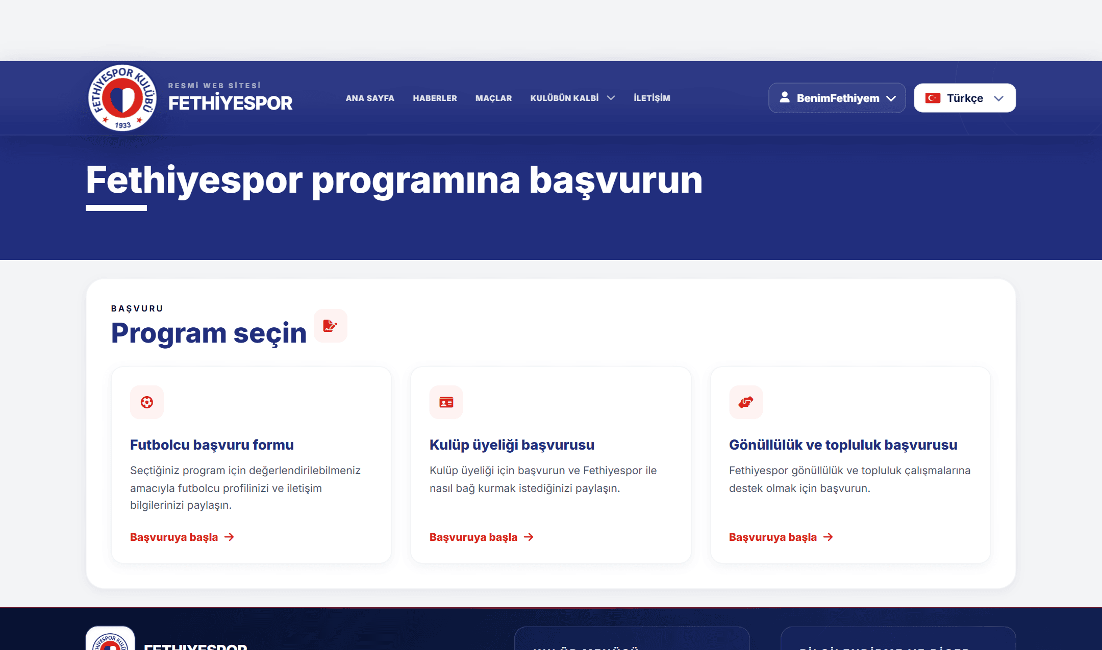 04 - BenimFethiyem Topluluğu & Dinamik Kulüp Başvuruları