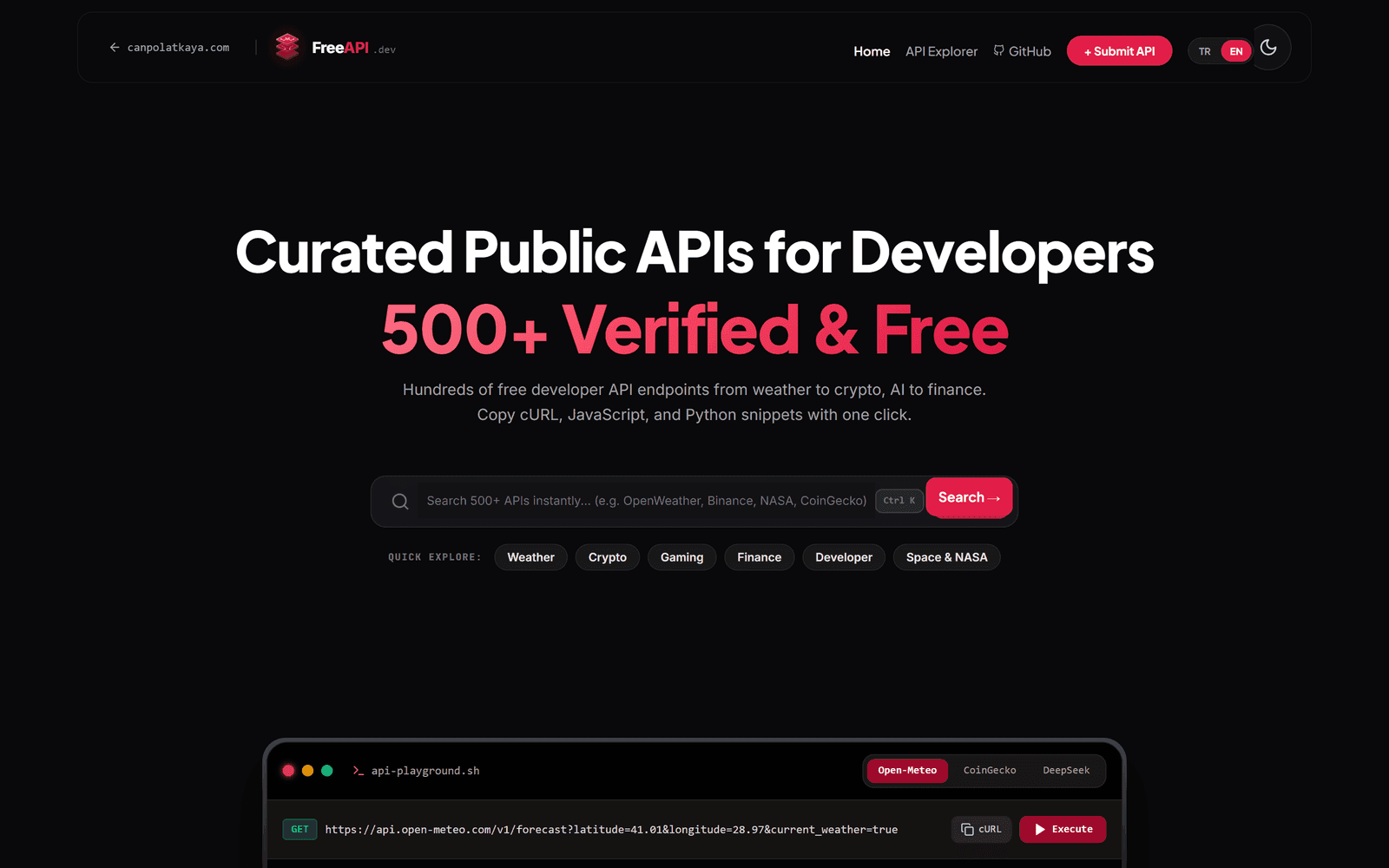 FreeAPI Directory